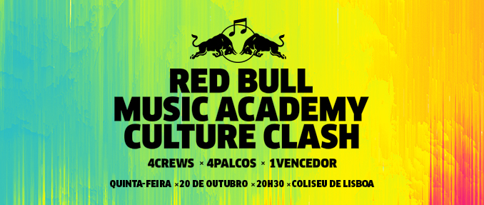 Red Bull Music Academy Culture Clash dia 20 de outubro no Coliseu de Lisboa