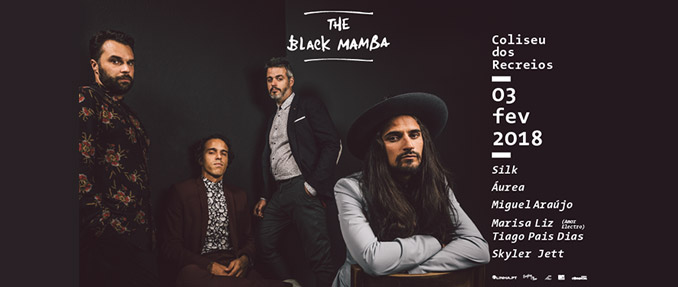 The Black Mamba apresentam novo single e anunciam convidados para o Coliseu de Lisboa